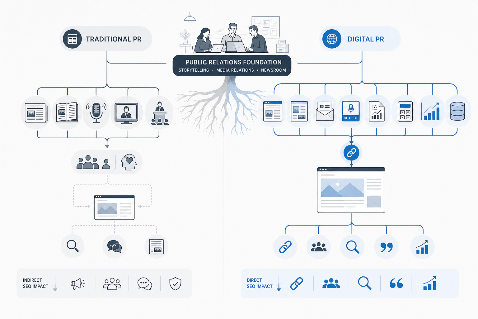 How Does Digital PR Compare With Traditional PR for SEO?