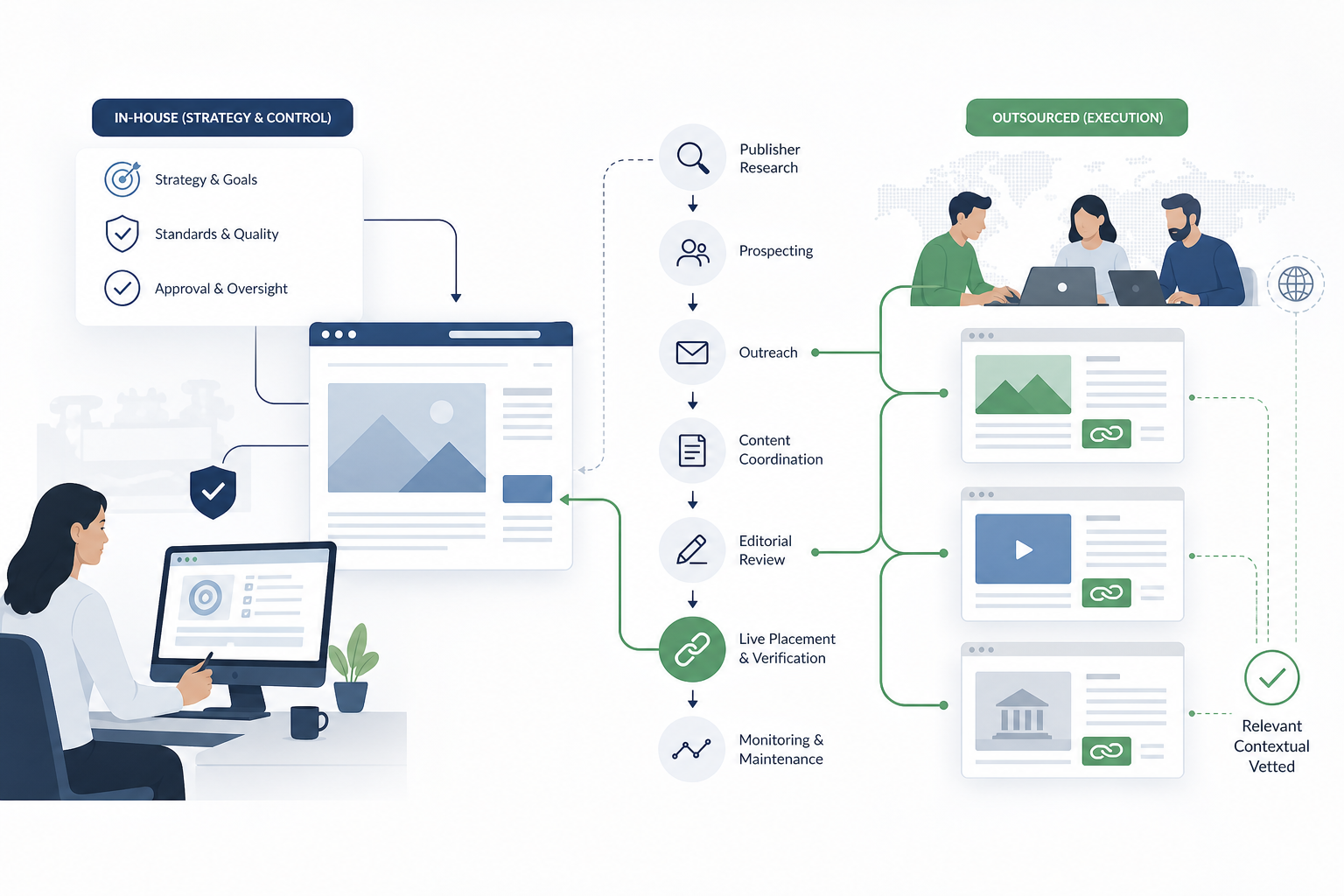 SaaS link building outsourcing