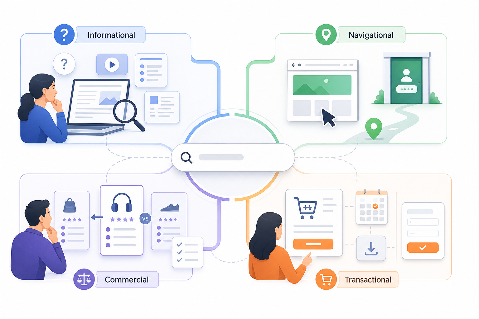 Which Types of Search Intent Shape Search Behavior?